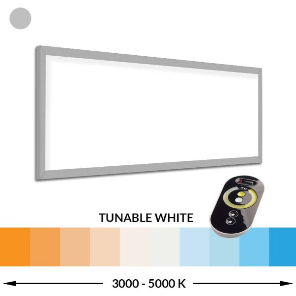 LED Panel 120x30 cm Tunable White - verstellbar von warmweiß zu tageslicht über Fernbedienung - Im Designshop Lichtraum24.de kaufen