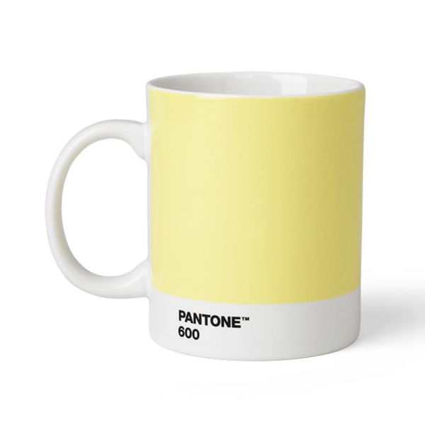 Pantone Porzellan Becher Light Yellow 600 bei Lichtraum24.de kaufen
