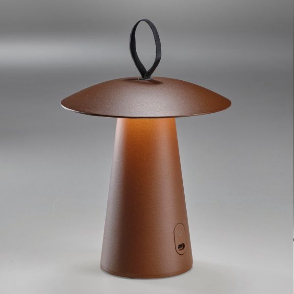 Lupialicht Akkuleuchte buddy mit Hängelasche in braun