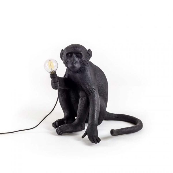 Seletti Monkey Sitting schwarz Outdoor im Designshop Lichtraum24.de kaufen
