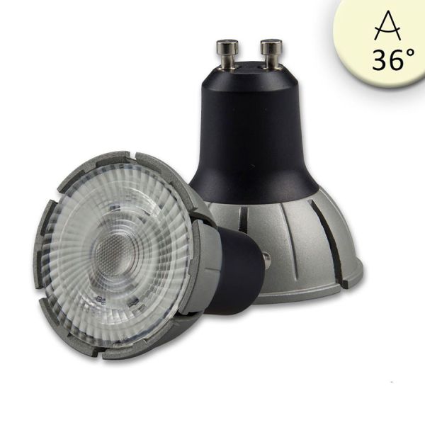 GU10 Vollspektrum LED Strahler 7W COB, 36°, 2700K, dimmbar bei Lichtraum24.de entdecken