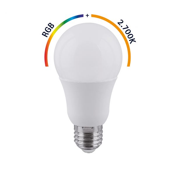 SHAIRE Smart LED 9W E27 RGB+2700K 806lm online bei Lichtraum24 kaufen ✓