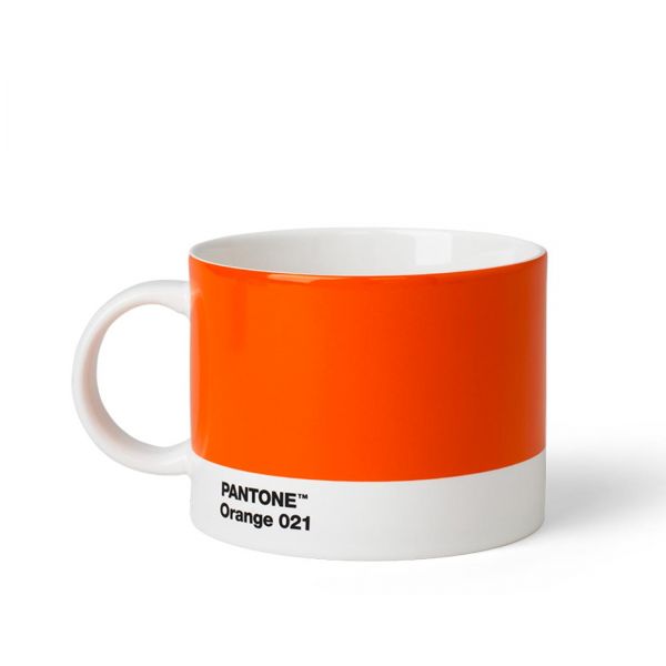 Pantone Großer Keramik Teebecher & Milchkaffeebecher in Orange 021 bei Lichtraum24.de kaufen