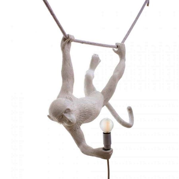 Seletti Monkey Lamp Swing Weiß im Designshop Lichtraum24.de kaufen