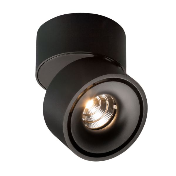 Noxx 1 High Lumen Aufbauspot in Schwarz bei Lichtraum24