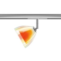 Bruck Silva Spot Mattchrom/Gelb-Orange - Faszinierende Lichtkunst mit warmen Lichtanteilen Bruck Silva Spot Mattchrom/Gelb-Orange - Faszinierende Lichtkunst mit warmen Lichtanteilen