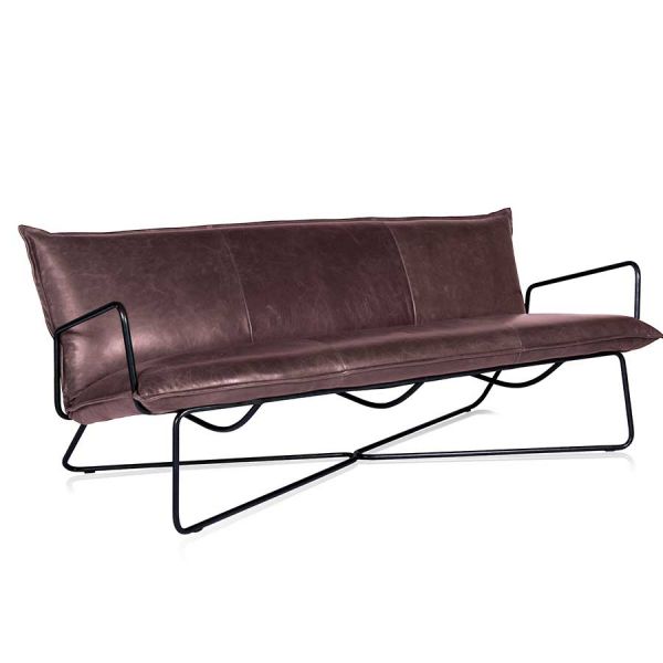 Jess Design Earl 3-Sitzer Ledersofa & Lounge-Sofa mit Armlehne im Designshop Lichtraum24.de kaufen