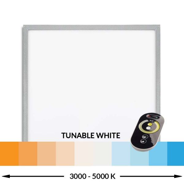 LED Panel 62x62 cm Tunable White - verstellbar von warmweiß zu tageslicht über Fernbedienung - Im Designshop Lichtraum24.de kaufen