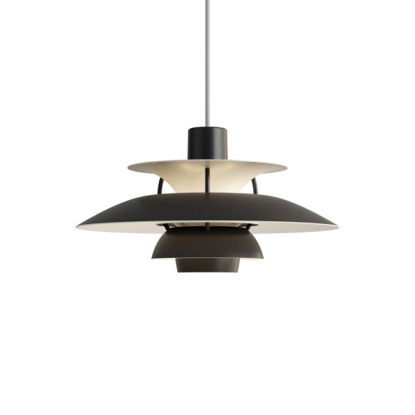 Louis Poulsen PH5 Mini und PH5 Classic Pendelleuchte in Classic monochrom Schwarz im Designshop Lichtraum24