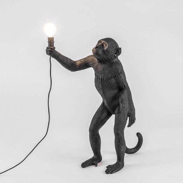 Seletti Monkey Lamp Standing schwarz outdoor kaufen bei Lichtraum24.de