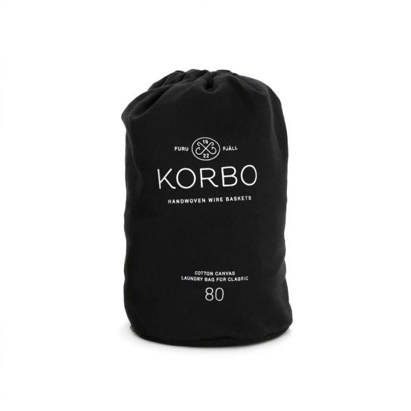 Korbo Zubehör Laundry Bag 80 Wäschesack schwarz für Korbo Classic 80 im Designshop Lichtraum24