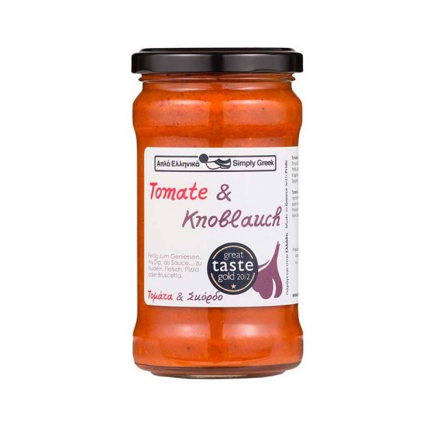Tomatensauce mit 15% Knoblauch - Great Taste Award 2012 bei Lichtraum24.de