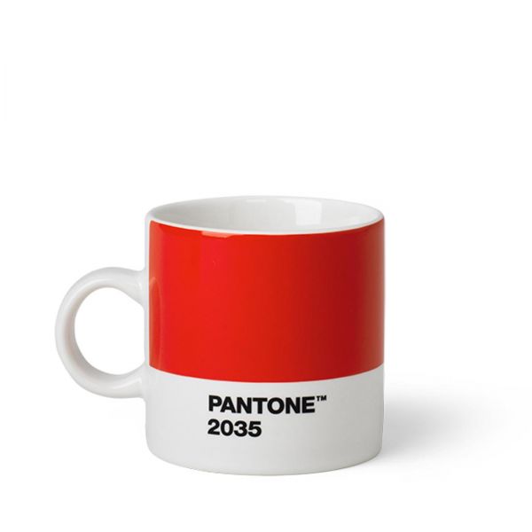 Pantone Porzellan Espressotasse Red 2035 bei Lichtraum24.de kaufen