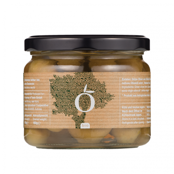 Filion - a journey of taste - grüne bio Oliven aus Rovies bei Lichtraum24.de kaufen