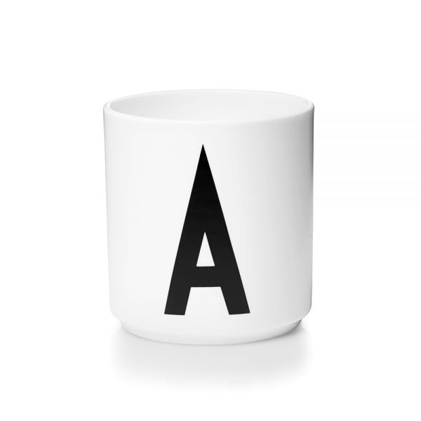 Design Letters AJ Porzellan Becher mit Buchstabe A in weiß kaufen | Lichtraum24.de