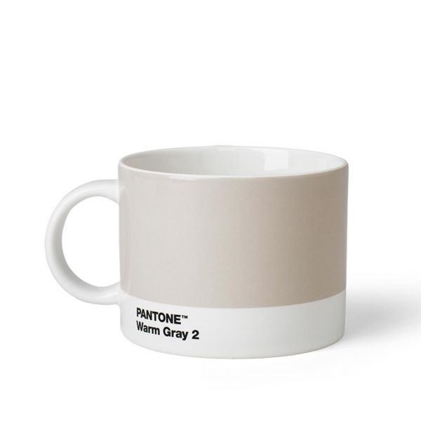 Pantone Großer Keramik Teebecher & Milchkaffeebecher in Warm Gray 2 bei Lichtraum24.de kaufen