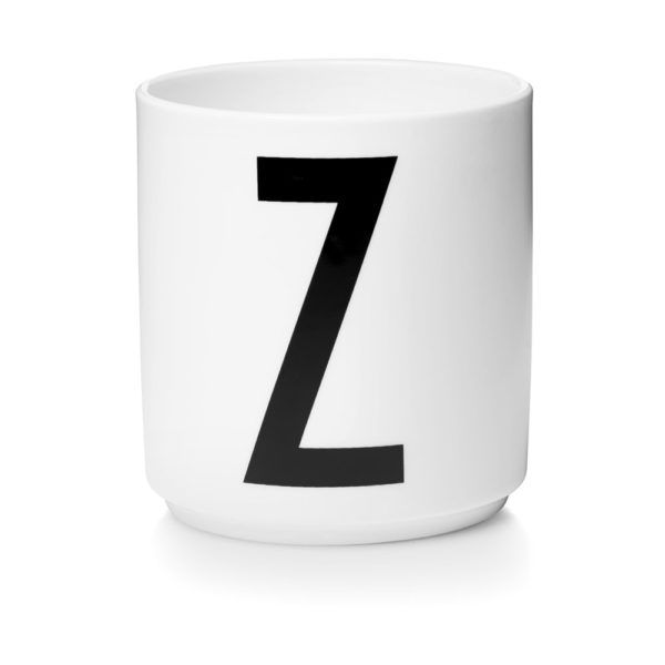 Design Letters AJ Porzellan Becher mit Buchstabe Z in weiß kaufen | Lichtraum24.de