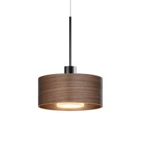 Bruck All-In Pendelleuchte 20cm - Cantera Nussbaum, Schwarz | lichtraum24.de Bruck All-In Pendelleuchte 20cm - Cantera Nussbaum, Schwarz | lichtraum24.de